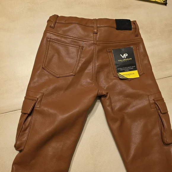 NWT VALABASAS PLAY Lace-Up Faux Leather Cargo 🔥 - Picture 10 of 12